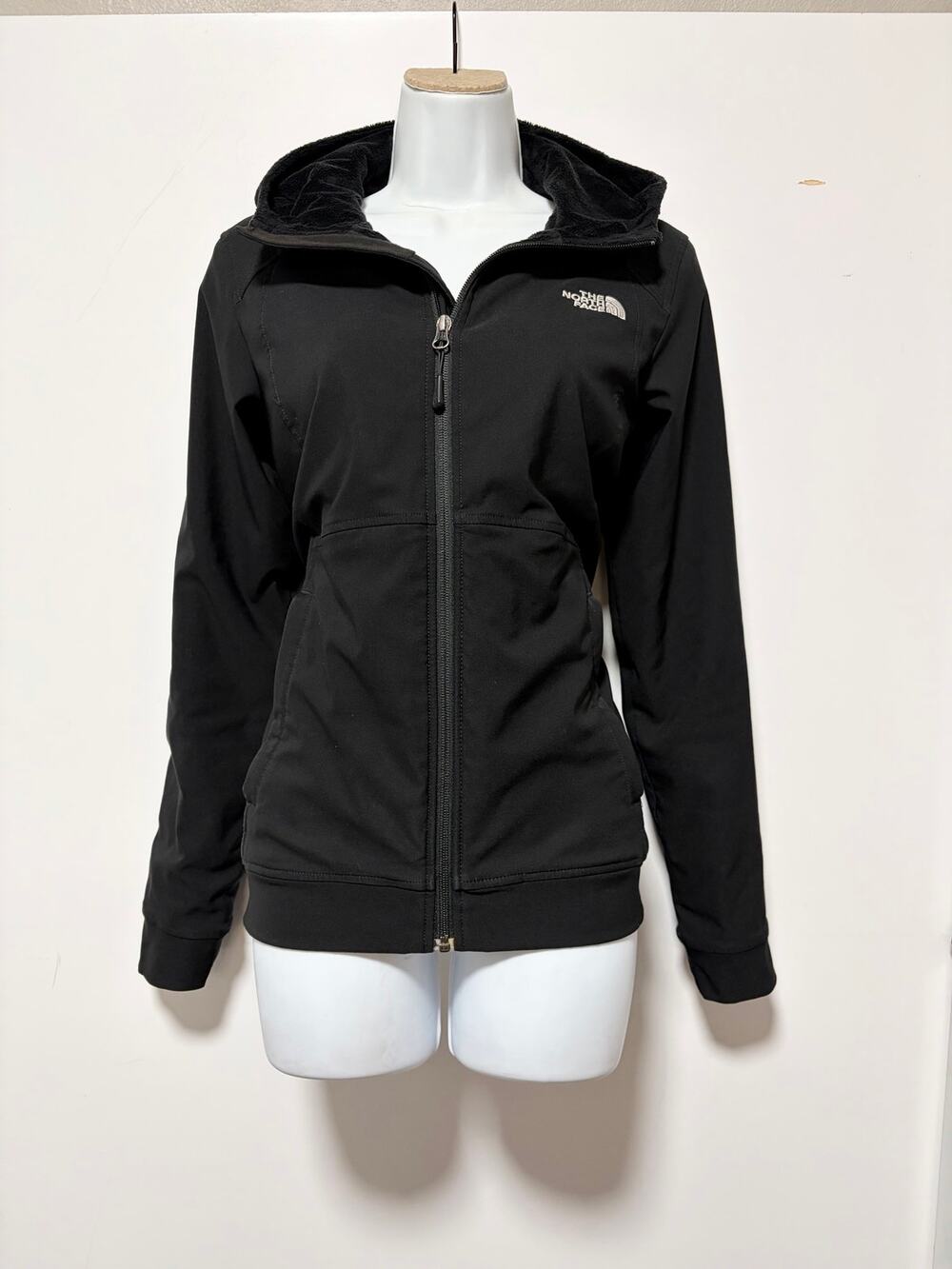 Womens The North Face Full Zip Hoodie Jacket Fleece Lined Size, S